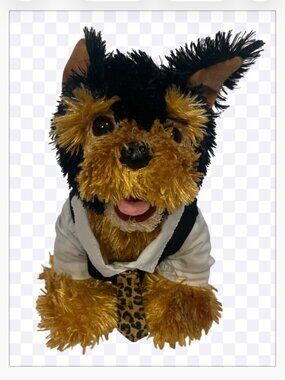 Build-A-Bear BAB Promise Pets Yorkshire Terrier Plush Black & Tan Yorkie Retired